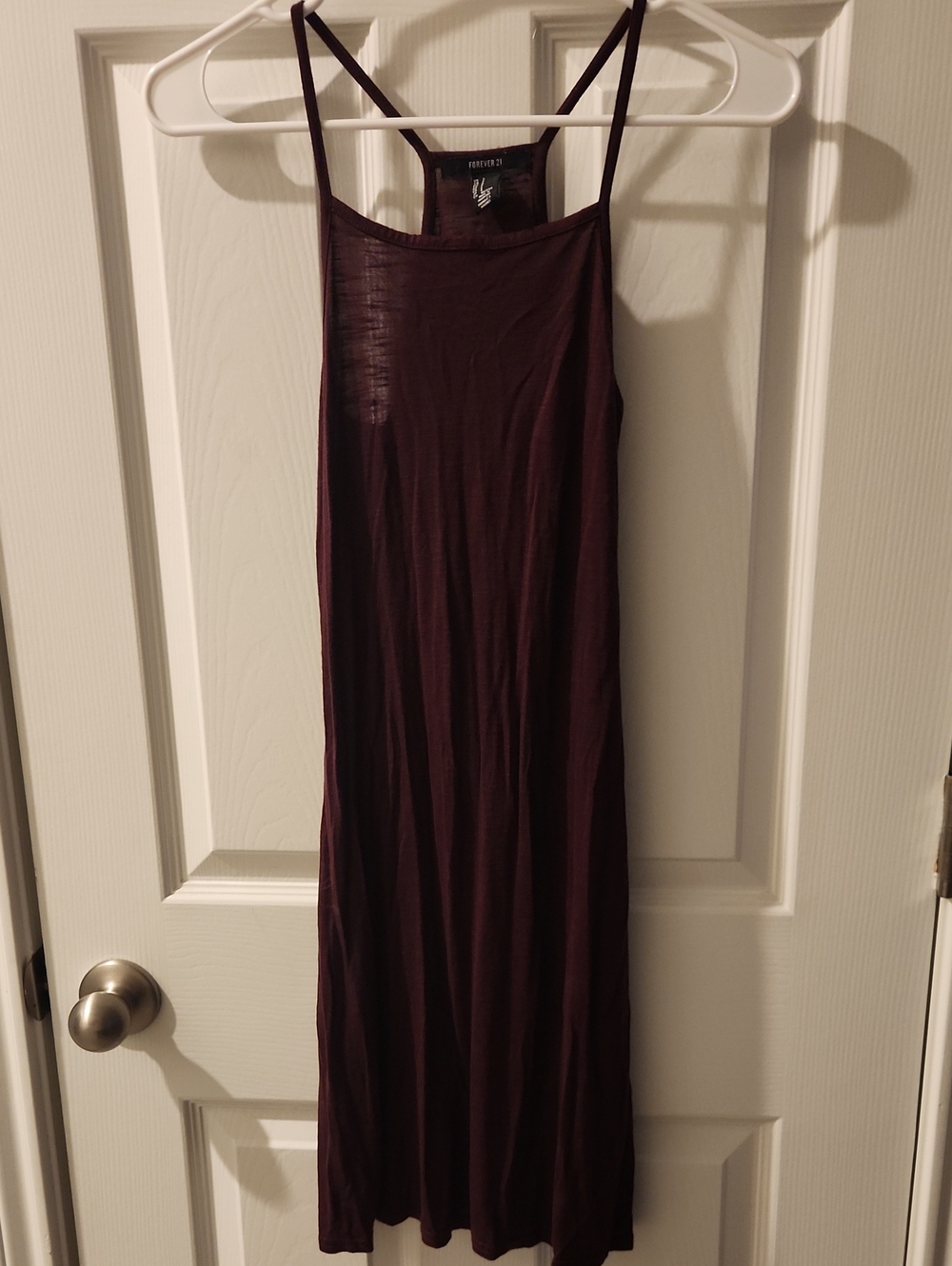 Forever 21 Plum Strappy Mini Dress